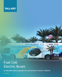 加利福尼亚州交通运输系统的燃料电池电动客车价值主张